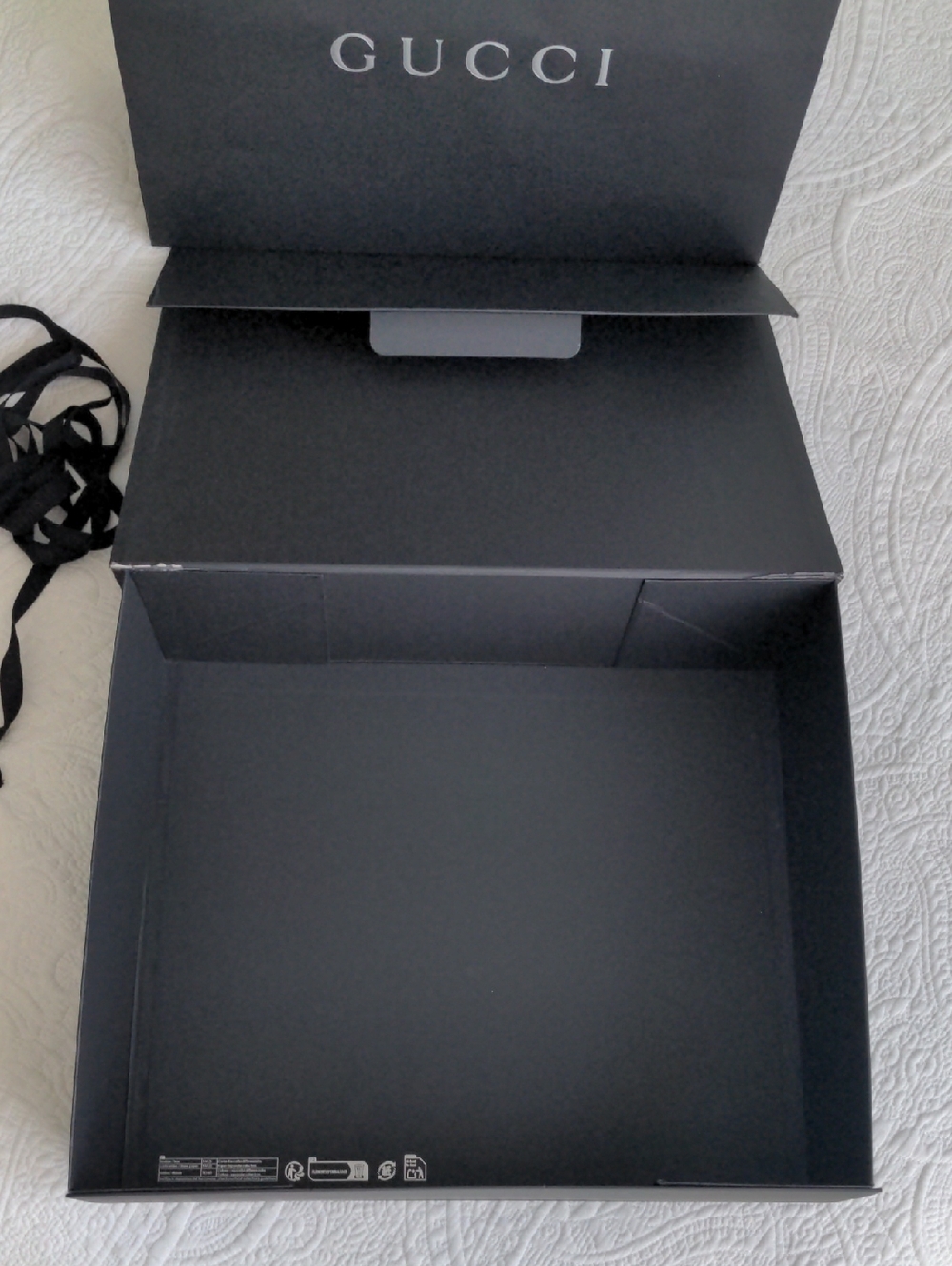 Gucci Large Box + Shopping Bag + Ribbon - Picture 5 of 12